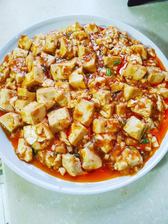 麻婆豆腐——最简单的夏日快手菜(全素版)