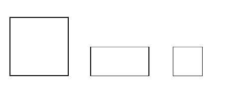 下面3个图形的四个角对比，说法正确的是？