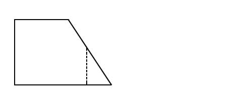 小明在图形中画了一条线后，一共有（　）个角。