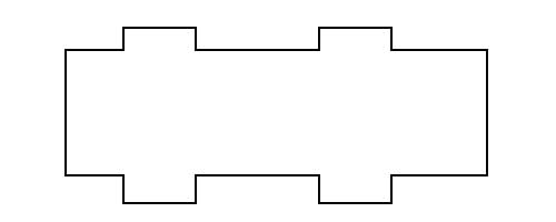 下图是小明爸爸工厂的机器配件，请你数一数，一共有（　）个直角。
